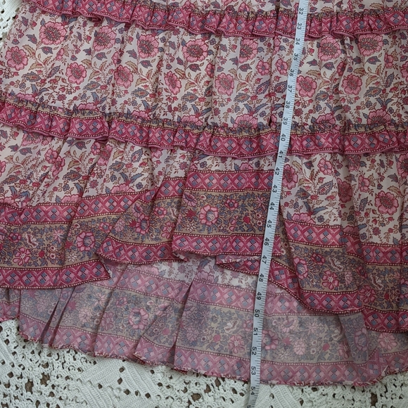 Anthro Love The Label Tippy Ruffle Maxi Dress - Picture 11 of 14